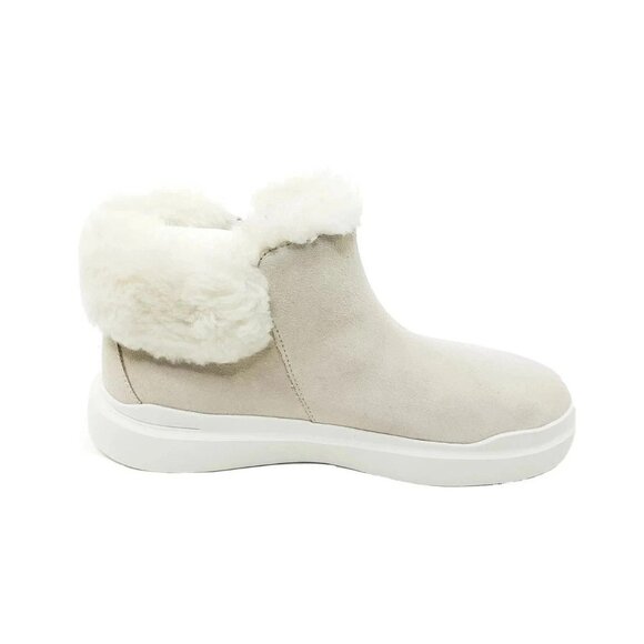 Cole Haan Grandpro Rally Ankle Boots Booties Shearling Waterproof Beige US 6 B - Picture 2 of 7